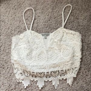Lace crop